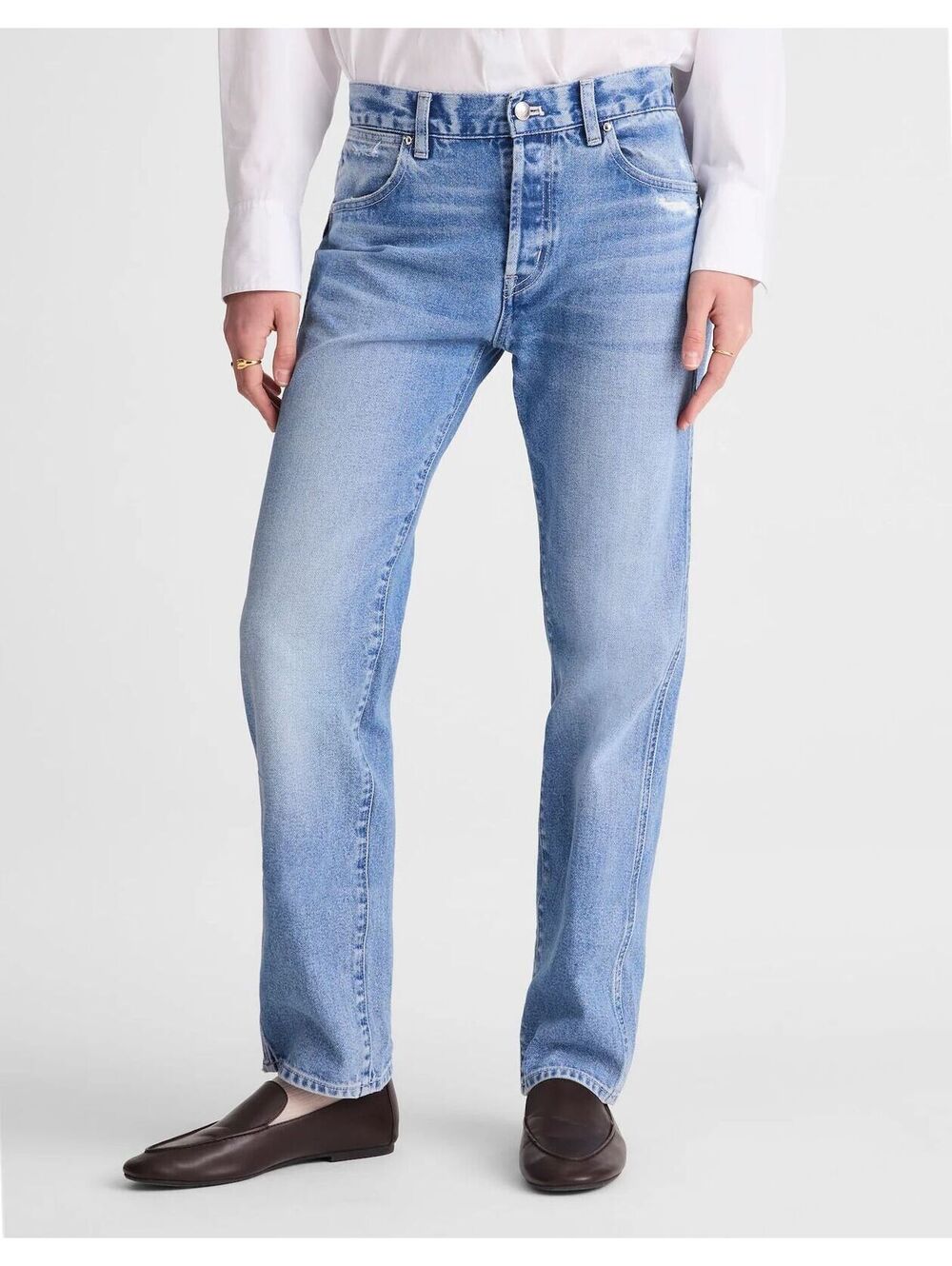 NWT Madewell The Dean Easy Straight Jean - Size 33 - MSRP $148